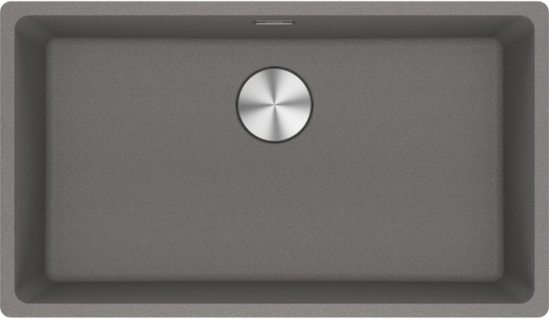 Franke Maris MRG 110-72 Fragranit+ stone gray, undermount sink 80 cm, manual operation, 125.0683.186