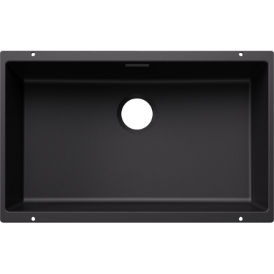 Blanco Subline 700-U alusvalamu, Silgranit PuraDur, värvus must, 527802