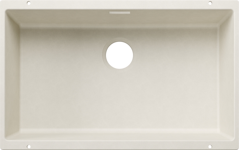 Blanco Subline 700-U undermount sink, Silgranit PuraDur, color soft white, 527804