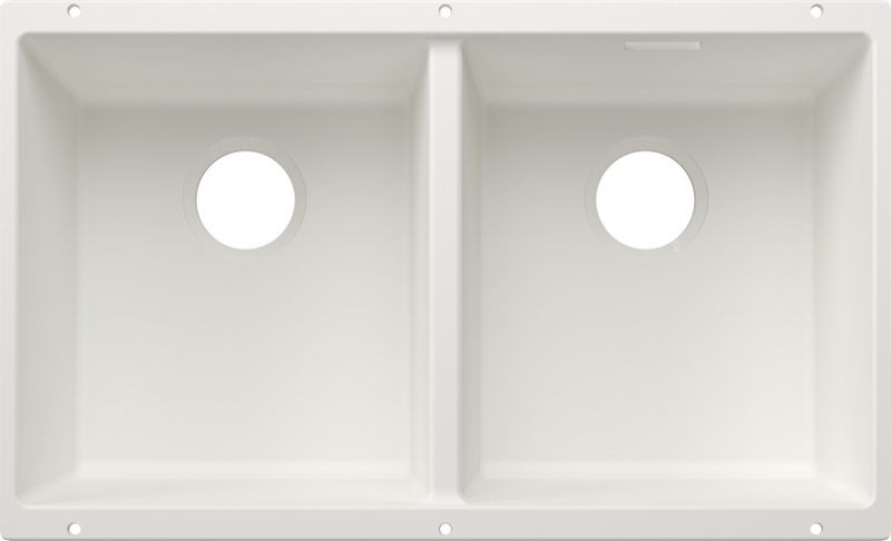 Blanco Subline 350/350-U undermount sink, Silgranit PuraDur, color white, 527831