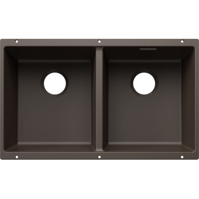 Подвальная мойка Blanco Subline 350/350-U, Silgranit PuraDur, цвет кафе, 527832