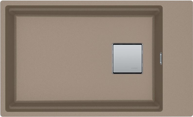 Franke Kubus 2 - KNG 110-62 Fragranit+ Cashmere, 125.0512.516, undermount sink 80cm, 11712