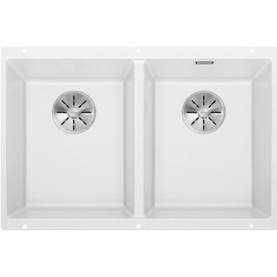 Blanco Subline 350/350-U Silgranit PuraDur 2, värvus valge, InFino äravool, 523578