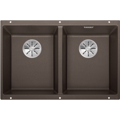 Blanco Subline 350/350-U Silgranit PuraDur 2, värviline kohvik, InFino äravool, 523583
