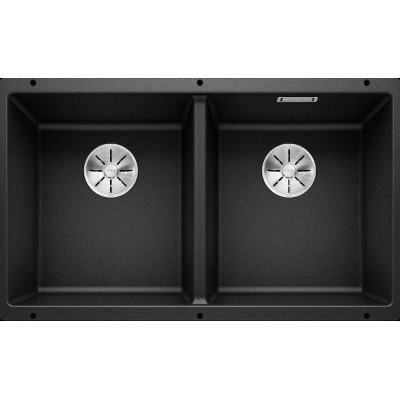 Blanco Subline 350/350-U Silgranit PuraDur 2, värvus must, InFino äravool, 525987