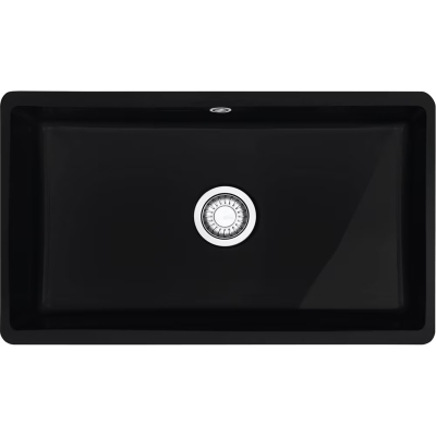 Franke Kubus KBK 110-70, Fraceram allmount keraamiline valamu, värvus Onyx, 126.0381.512