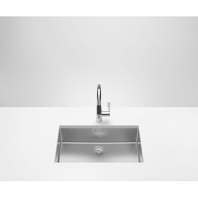 Dornbrachti ühe valamu alus, poleeritud roostevaba teras, 68 x 43 cm, 38650003-85