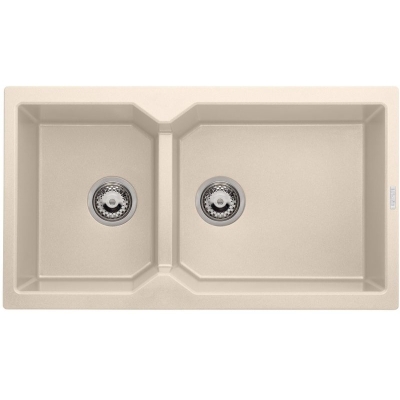 Reginox Breda 20, Regi-Granit sisseehitatud kraanikauss, värv kohvik hõbedane, R33692