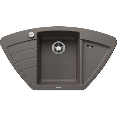 Blanco Zia 9 E Silgranit PuraDur 2, värv vulkaanhall, 527394