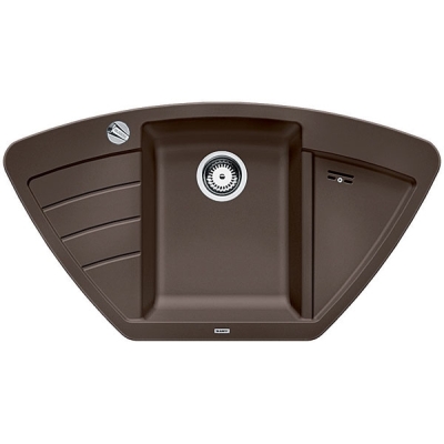 Blanco Zia 9 E Silgranit PuraDur 2, värvikohvik, 515073