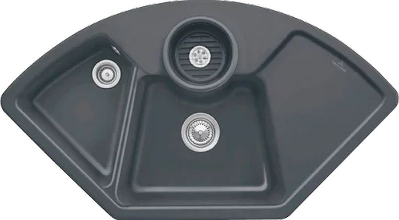 Villeroy &amp; Boch Solo Eck, color i4 graphite, Classicline