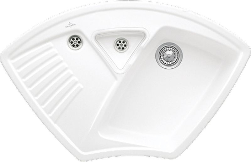 Villeroy &amp; Boch Arena Eck, color R1 White Alpine, Classicline