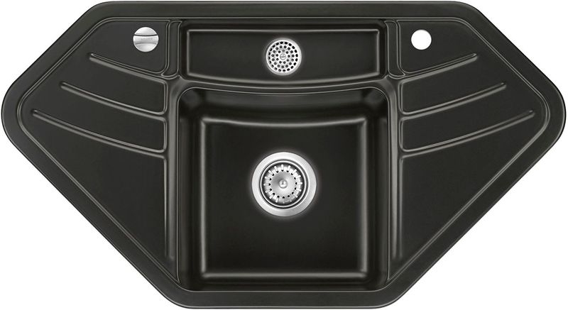 Systemceram KeraDomo VEGA ECK, цвет Нигра (матовый), гарантия 5 лет.