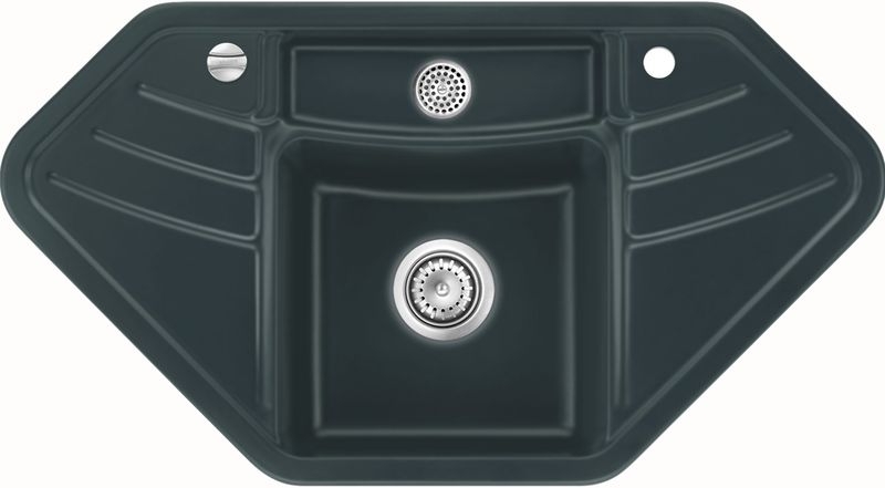 Systemceram KeraDomo VEGA ECK, color yew (matt), with 5 year guarantee