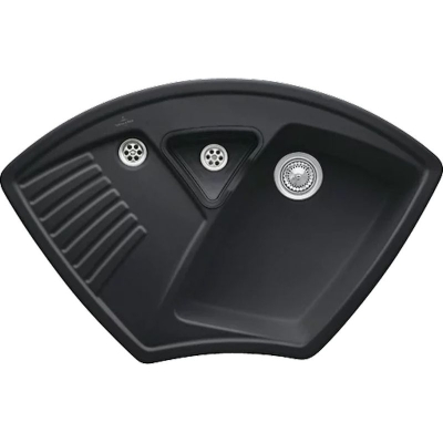 Villeroy &amp; Boch Arena Eck, värvus S5 Ebony, Premiumline
