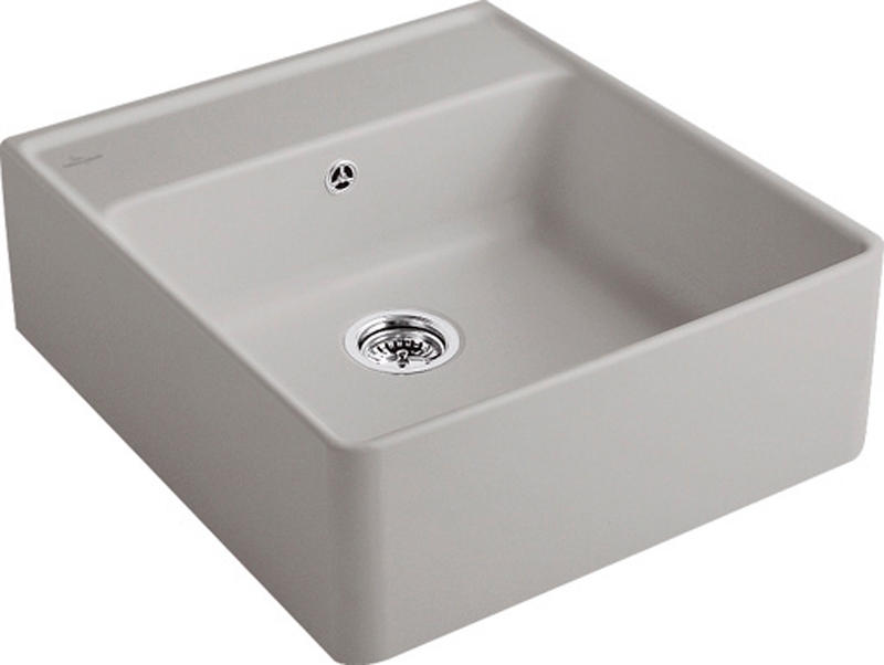 Villeroy &amp; Boch single bowl sink, color KD Fossil, Classicline