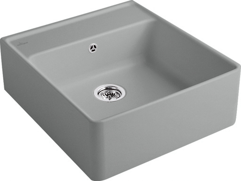 Villeroy &amp; Boch ühe kausiga valamu, värvus SL Stone, Classicline