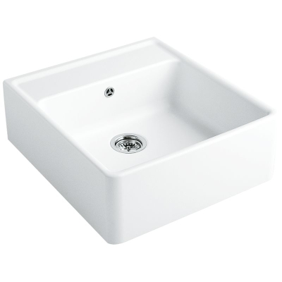 Naber kraanikauss, ühekausiline, läikivvalge, 1094020