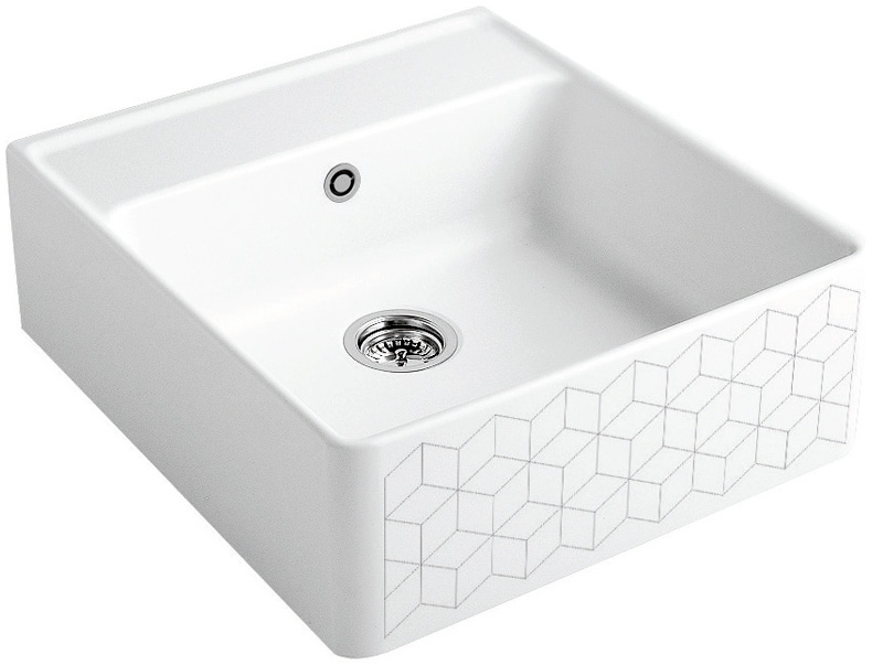 Villeroy &amp; Boch single bowl sink, color M1 Mosaique, Trendline