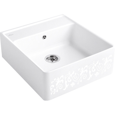 Villeroy &amp; Boch ühe kausiga valamu, värvus KT White Pearl, Trendline