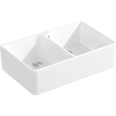 Виллерой и amp; Мойка Boch 80 X двойная раковина, цвет R1 Белый Альпийский, Classicline