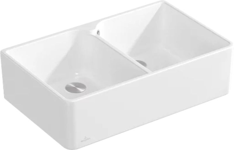 Виллерой и amp; Мойка Boch 80 X двойная чаша, цвет RW Stone White, Classicline