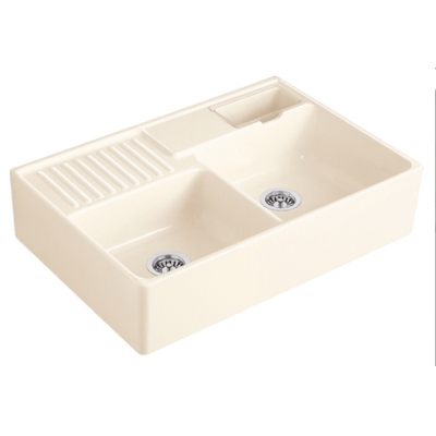 Villeroy &amp; Boch double bowl sink, color KR Crema, Classicline