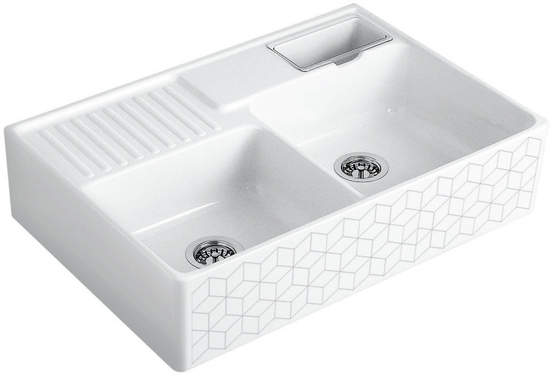 Villeroy &amp; Boch topeltkaussiga valamu, värvus M1 Mosaique, Trendline