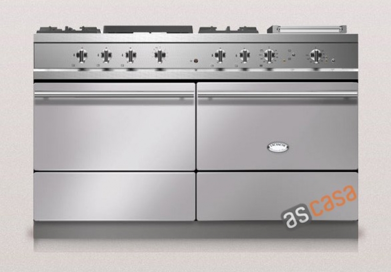 Lacanche Sully Modern, cooking station, 140.5 cm, color stainless steel, with 5 year guarantee!