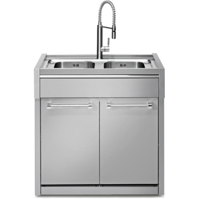 Teras Genesi 90, valamu moodul, 90 cm, värvus roostevaba teras, G9S-L2SS, garantiiga 5 aastat!