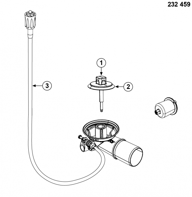 Blanco drain remote control retrofit set, 232459