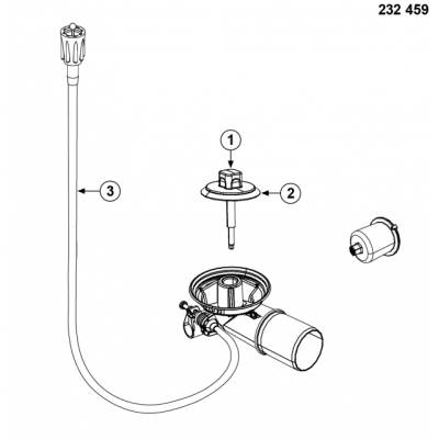 Blanco äravoolu kaugjuhtimispuldi moderniseerimiskomplekt, 232459