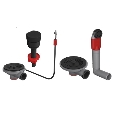 Franke pöördnupu klapikomplekt must, 112.0658.280