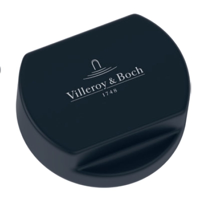 Виллерой и amp; Круглая заглушка Boch для одинарной поворотной ручки, черный матовый, 94052606