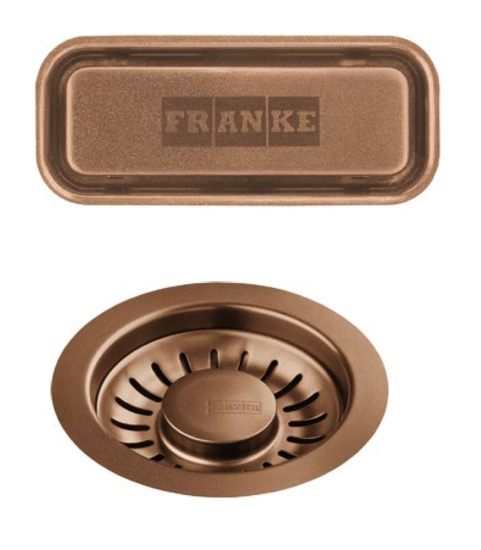 Franke stopper valve set Mythos Masterpiece, copper, 112.0652.978
