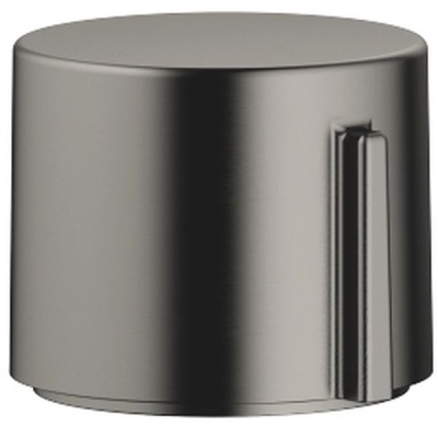 Dornbracht eccentric actuation with rotary knob, (without rosette) brushed dark platinum, 10712970-99