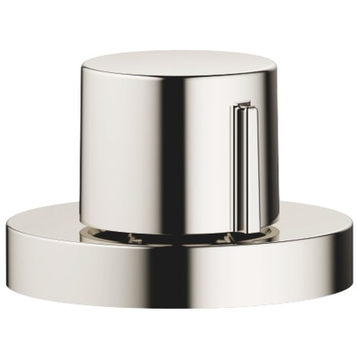 Эксцентриковый привод Dornbracht с круглой розеткой, с поворотной ручкой, платина, 10710970-08