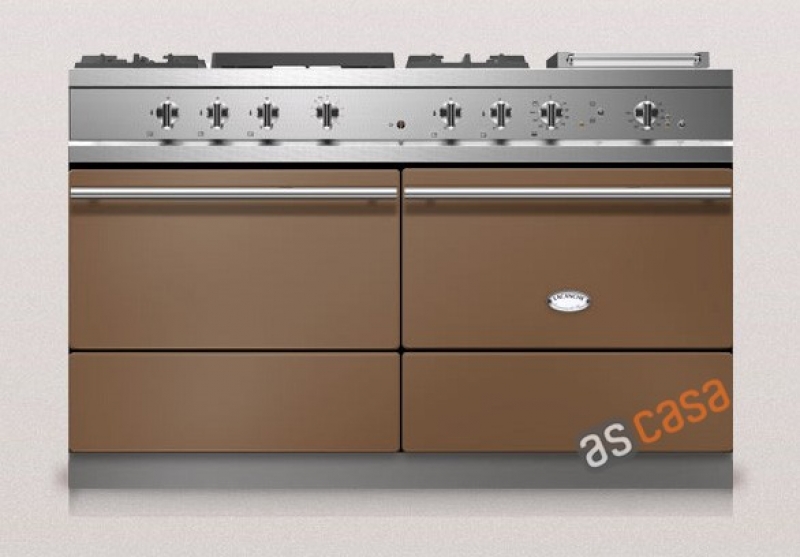 Lacanche Sully Modern, cooking station, 140.5 cm, color chestnut brown, with 5 year guarantee!