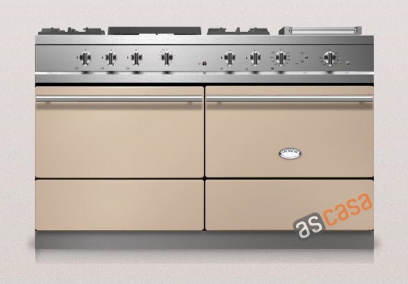 Lacanche Sully Modern, cooking station, 140.5 cm, color almond cream, with 5 year guarantee!