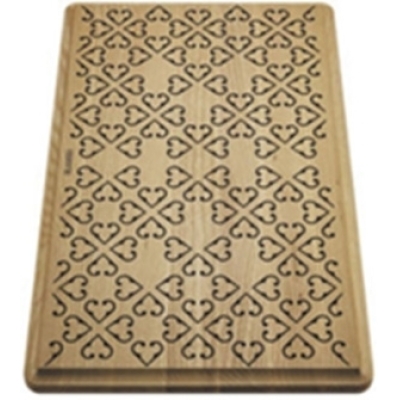 Dekoratiivse kaunistusega täistuhast Blanco lõikelaud, 237591