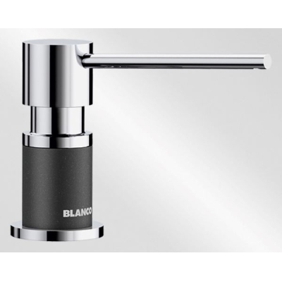 Blanco Lato nõudepesuvedeliku dosaator Silgranit look, antratsiit/kroom, 525810