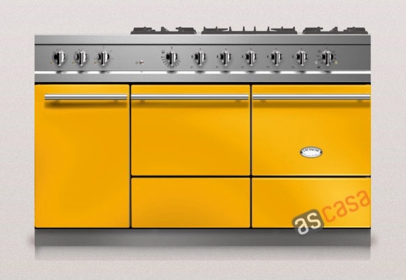 Lacanche Cluny 1400 G Modern, cooking station, 140.5 cm, color Provence Yellow, with 5 year guarantee!