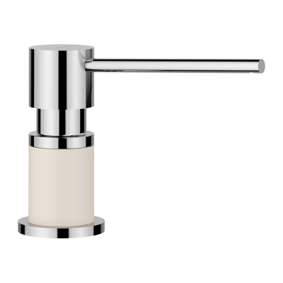 Blanco Lato nõudepesuvedeliku dosaator Silgranit look, pehme valge/kroom, 526955