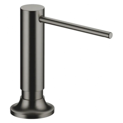 Dornbracht Vaia sisseehitatud nõudepesuvahendi dosaator, ümara rosetiga, harjatud tume plaatina, 82434809-99