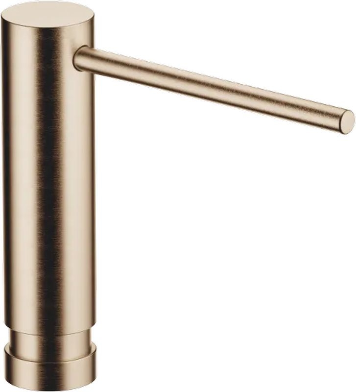 Dornbracht built-in dishwashing liquid dispenser, without rosette, brushed champagne (22kt gold), 82424970-46