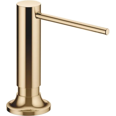 Dornbracht Vaia sisseehitatud nõudepesuvahendi dosaator, ümara rosetiga, messing (23kt kuld), 82434809-09