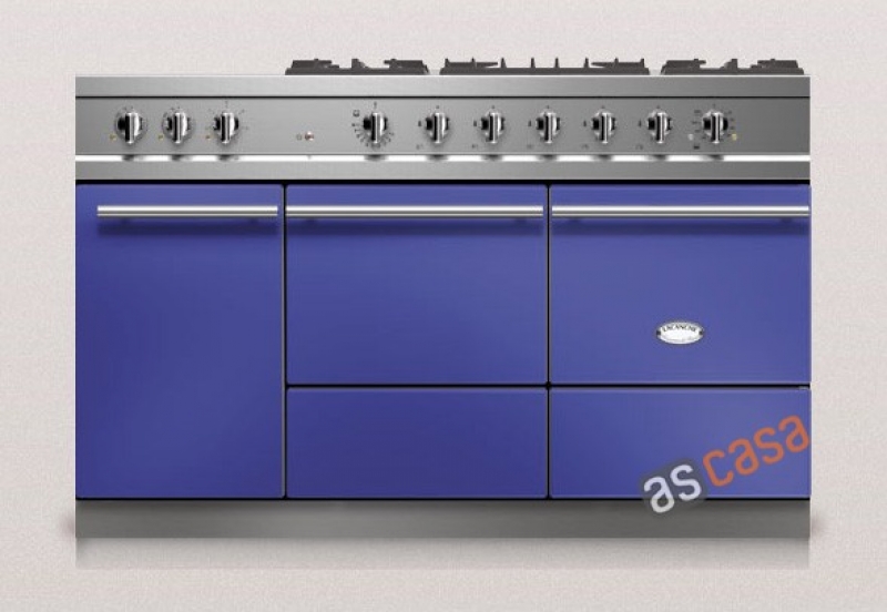 Lacanche Cluny 1400 G Modern, cooking station, 140.5 cm, color Porto Blue, with 5 year guarantee!