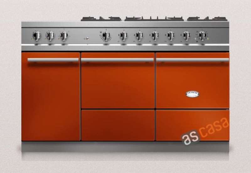 Lacanche Cluny 1400 G Modern, cooking station, 140.5 cm, color terracotta, with 5 year guarantee!