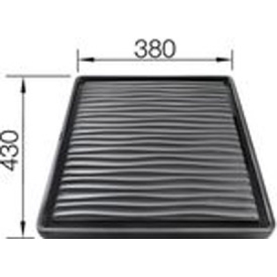 Капельница Blanco из пластика, черно-серая, 230734