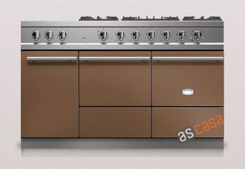 Lacanche Cluny 1400 G Modern, cooking station, 140.5 cm, color chestnut brown, with 5 year guarantee!